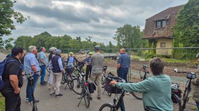 Bahnhof Erichshof und der Beginn der Linie 8 in Weyhe